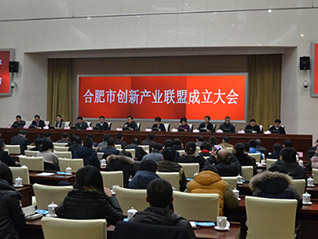 合肥市召開創(chuàng)新產業(yè)聯(lián)盟成立大會 劉萬青當選聯(lián)盟常務副會長、聯(lián)盟秘書長